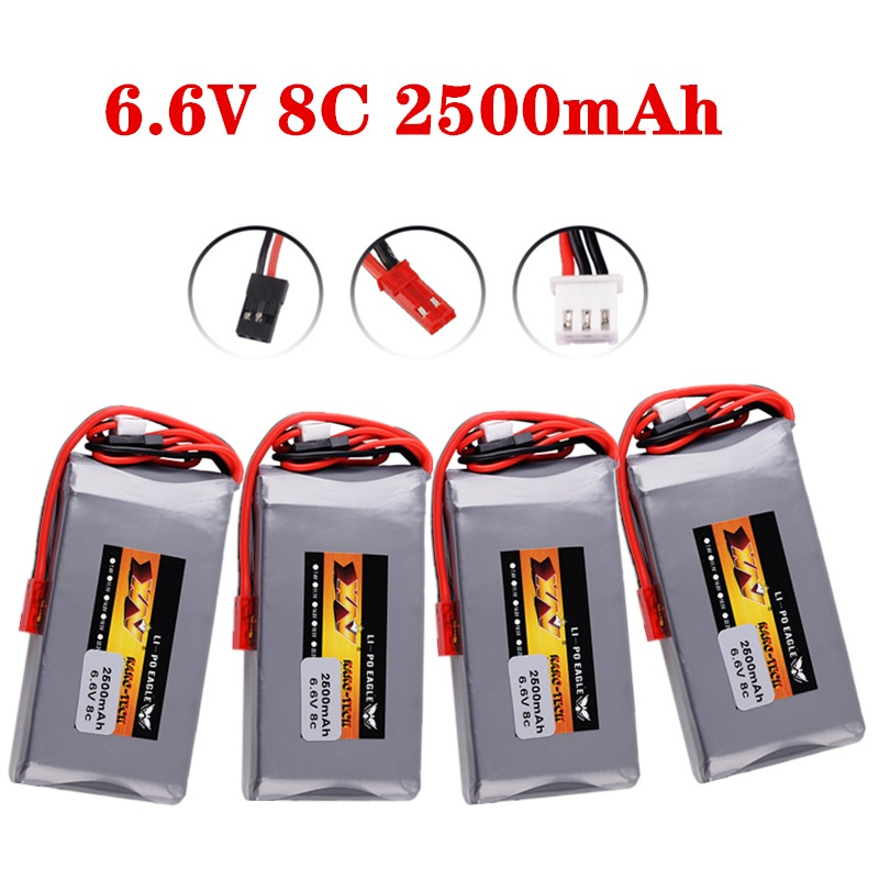 Drone Transmitter - 2S 6.6V 8C 2500mAh Lipo Batterij