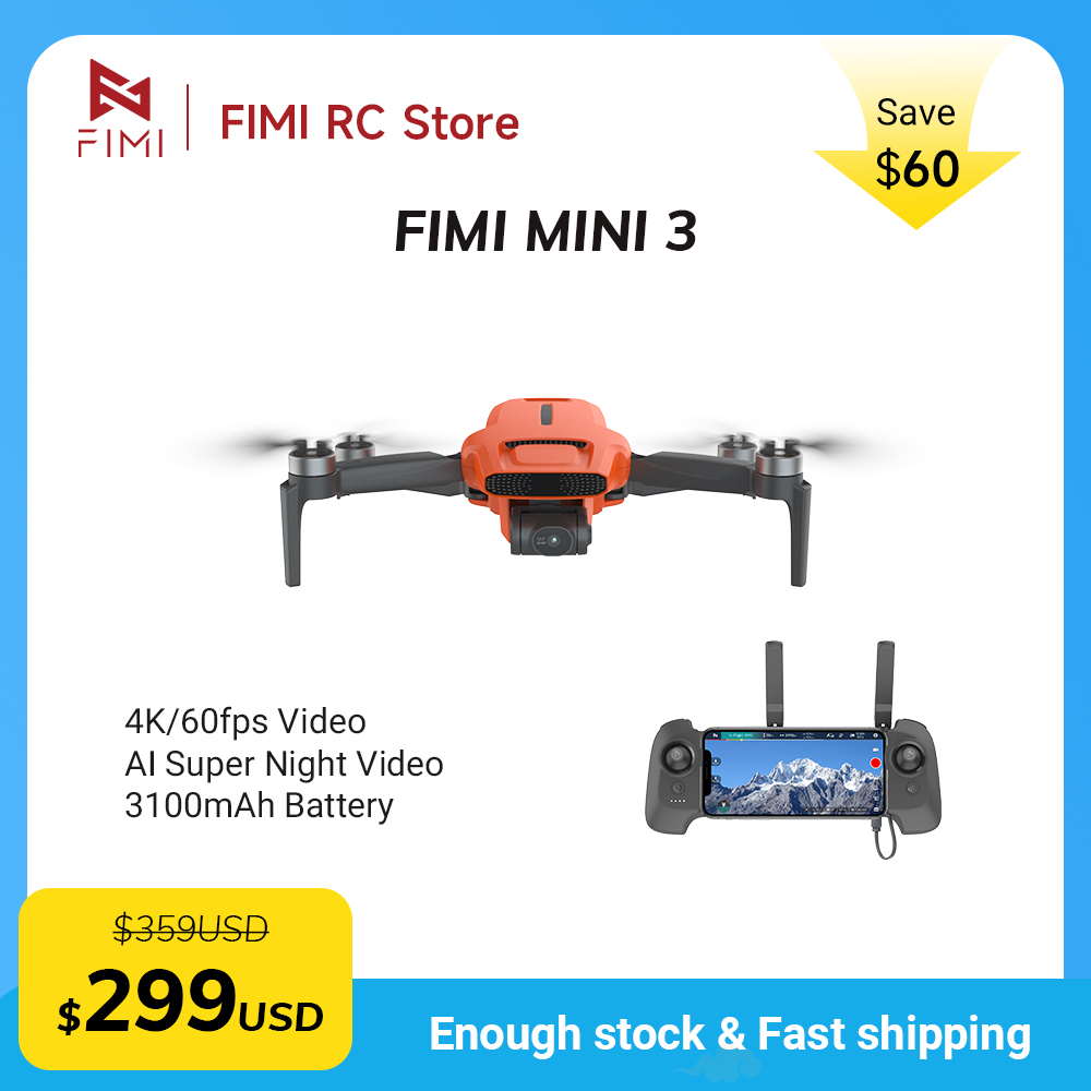 FIMI MINI 3 Camera Drone 4K 60 - Drone Gps Mount recensie en prijs